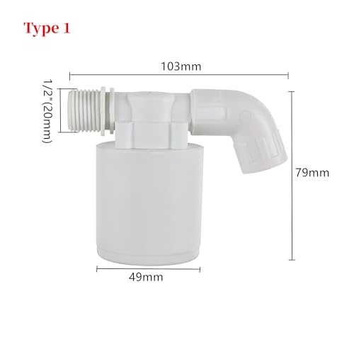 Válvula de nivel de agua para evitar desbordes en tanques 3