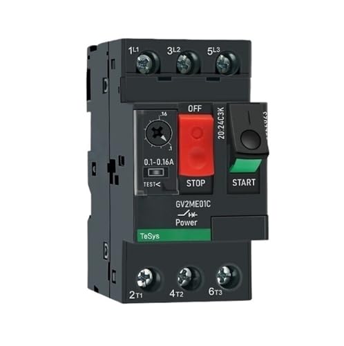 Disjoncteur moteur GV2-ME10C boîtier de commande 4-6.3A triphasé