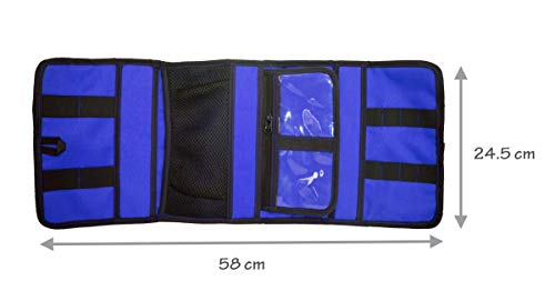 Saco Portable Travel Cable Organizer, Waterproof Tech Accessories Organizer Pouch Bag for Keeping Small Digital Gadgets/Charger/Power Bank/Cables/Mouse/Earphone/Hard Disk/USB Hub/USB Flash Drive