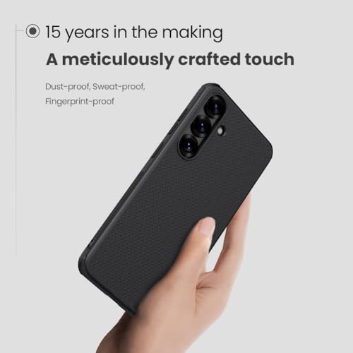 Image of Nilkin Slim Matte Series case for Samsung Galaxy S25 (S25), Shockproof and Scratch-Resistant, Lightweight Case for (S-25) Black