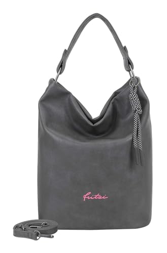 Sac à épaule Lou Hobo Grey gris grand sac à main fourretout femme moderne