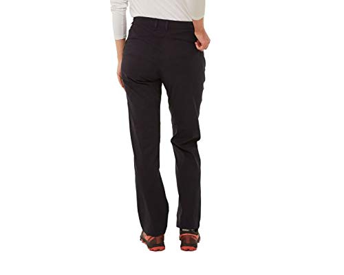 Craghoppers Women's Kiwi Pro Ii Pants Weather Resistant Stretch With Sun Protection Fabric - Black, 6 Short #TOP2