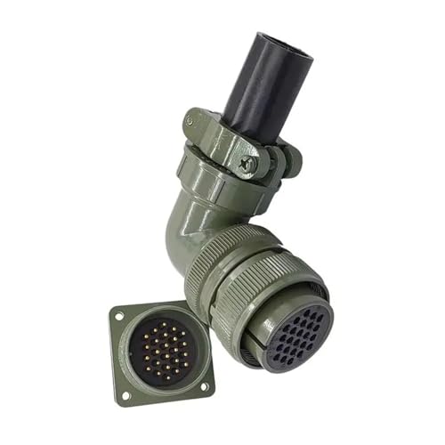 Enchufe circular militar MS3106 tipo 24-28S compatible con base de panel MS3102 y MS3108 3