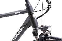 F.lli Schiano E-Ride, E Bike Trekking 28 Zoll, 36V 10.4Ah Abnehmbarer Akku, Motor 250W 40Nm, Trekking EBike für Herren, Schwarz – Ansicht 5