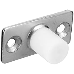 OSALADI 1 Pc Rueda Guía Nylon Rodillos De La Puerta Rodillos De Soporte De La Puerta Corredizo Guía Inferior De Puerta De Granero Guia Puerta Corredera Puerta De Guía Blanco Portón Piso