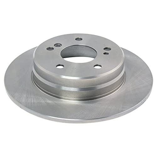 Image of TRQ Rear Brake Pad & Rotor Semi Metallic Compatible with 2004-2008 Chrysler Crossfire 1997-2007 Mercedes-Benz C230 1997-2005 C240 1998-2004 SLK230 2006-2008 SLK280 2009-2011 SLK300 2008-2011 SLK350