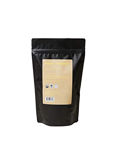 Maker + Merchant | 100% Pure, Certified Organic Yellow Beeswax Pastilles - Perfect for DIY Skincare- Make salves, Lip balms, Skincare Creams, and More! (1 lb)