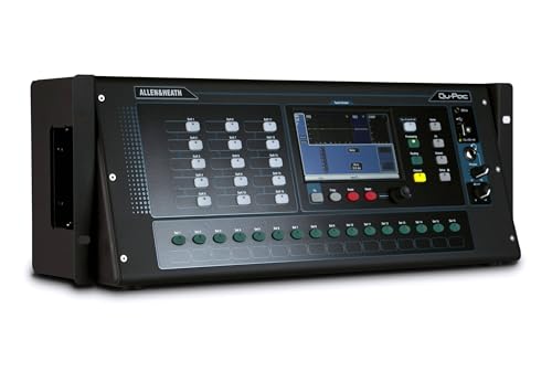 Allen & Heath QU-PAC 16-In/12-Out Ultra Compact Digital Mixer with Touchscreen Control,Black