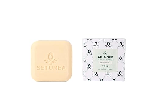 Setunea Organic Olive Oil Unscented Soap Bar 2 x 100g