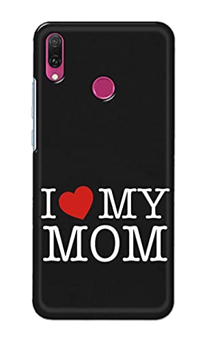 Image of PRINTFIDAA I Love My Mom Hard Back Cover for Huawei Y6 (2019) / Huawei Y6 Prime (2019) Back Cover -(P6) KAT1006