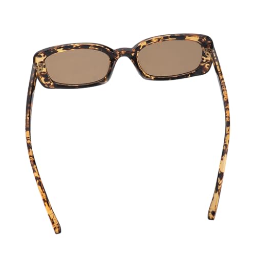 Healeved 1 Par Gafas de sol de marco cuadrado retro gafas para adultos gafas con montura retro Accesorio de fotos sombras de ojos personalizadas ordenador personal