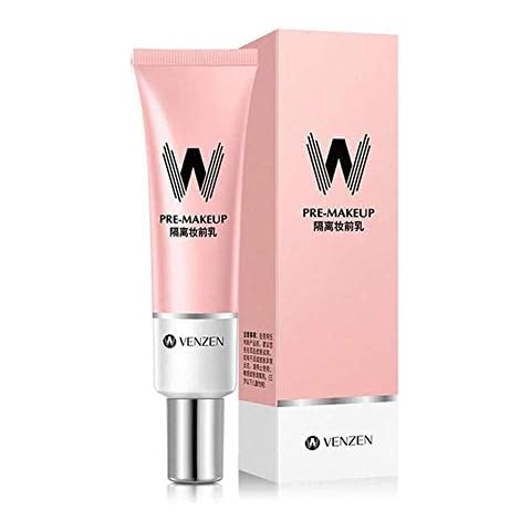 zihui W-Airfit Pore Primer Facial Makeup Primer Base Pink Isolation Cream Invisible Pore Cover Acne Marks Smooth Skin Brightening Moisturizing Essence Concealer Foundation Cover