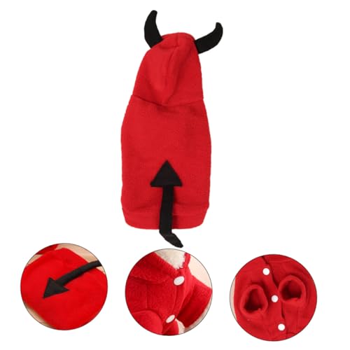 Disfraz para perro talla XL abrigo polar Halloween miniatura 5