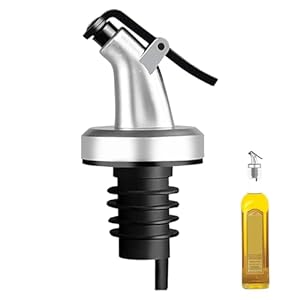 Olieschenktuit voor olie, fles uitloop, fles snelheid schenkers voor olijfolie met lekbestendige mondstuk, olijfolie fles schenktuit voor sterke drank, Spirit Pourer