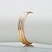 Melanie Golden Jewelry Trio of Smooth Stacking Rings | Set of 3 Mixed Metal 1mm Thin Stacking Skinny Rings | Silver Gold & Rose Gold | Comfort Fit | Sizes 2-12 (8.5)