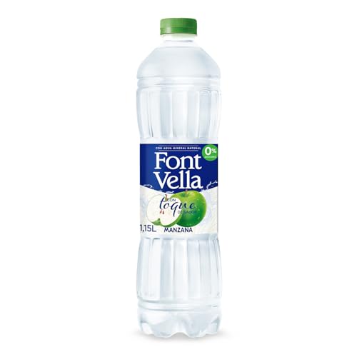 Font Vella Agua Mineral Sabor Manzana, 1.15L