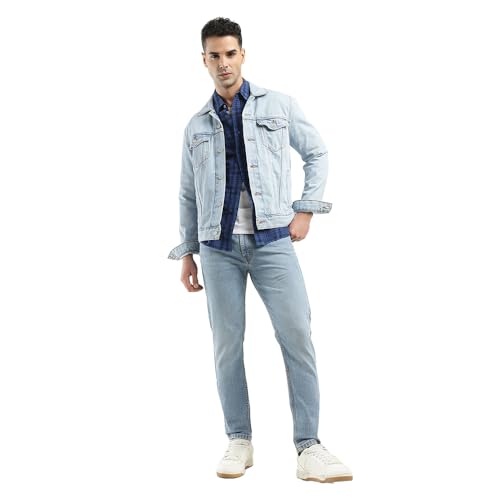 Image of Levi's Men Slim Mid-Rise Indigo Regular Jeans