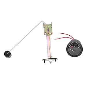 Brandstofniveaumeter, led-verlichtingsdisplay Brandstofniveaumeter E‑1/2‑F Indicatiebereik voor bootjacht Auto Motorhome…