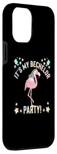 Coque pour iPhone 15 Plus My Bachelor Party Decorations Flamingos for Bachelor Party – vue 3
