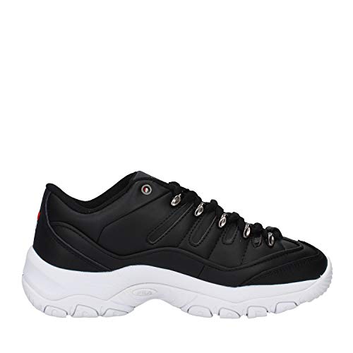 Fila 1010768 Chaussures de Tennis Femme - Noir Blanc - 40 EU