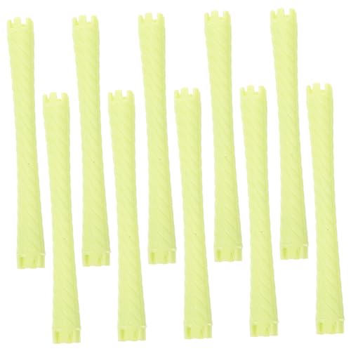 Vaguelly 10 Pcs Plastic Perm Rods Hair Rollers Hair Curlers for Women Flexible Random Color