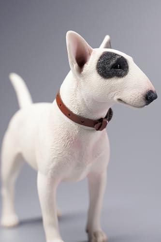 Bull Terrier figurine JXK067A statuette chien résine réaliste peinte main - 2
