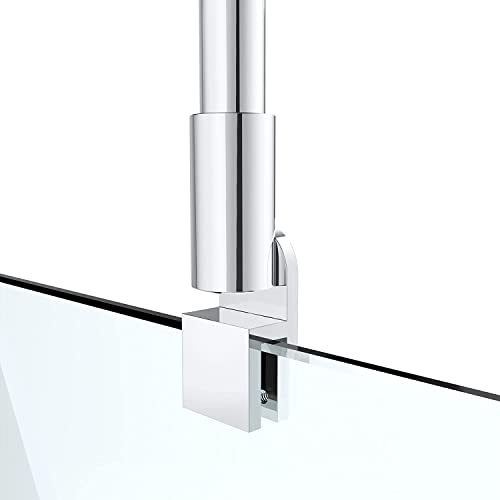 Barra estabilizadora de plato de ducha de acero inoxidable de 6 10 mm de grosor, ajustable 500 850 mm, soporte duradero para bases de ducha redondas que mejoran la estabilidad y la seguridad