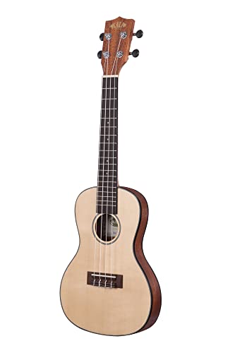 Kala Brand Music Co. Solid Spruce Top Mahogany Travel, 4-String Ukulele, Natural, Concert (KA-SSTU-C) - Image 8