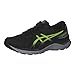 Price comparison product image Asics Men's Gel-Cumulus 24 Sneaker, Black/Hazard Green, 5 UK