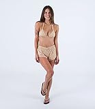 Hurley Women's City Block Swim Short Swimsuit, Sweet Cream, M - Image 6
