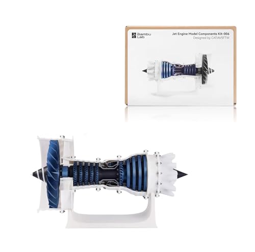 For Bambu Lab Makerworld MH006 Jet Engine Creative Model Kit - Engine Aircraft DIY 3D Printing Parts, compatible with Bambulab P1P/P1S/A1/X1/X1C/X1E, the model needs to be printed by yourself For Bambu Lab Makerworld MH006 Jet Engine Creative Model Kit - Engine Aircraft DIY 3D Printing Parts, compatible with Bambulab P1P/P1S/A1/X1/X1C/X1E, the model needs to be printed by yourself
