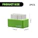 pinflaw 2 PCS Automobile Power Upgrade Fuel Saving, OBD2 ECOOBD2 Automotive Plug and Driver Single Plate, Automotive Energy Saver Accessories, Universal for Most Cars (Green)
