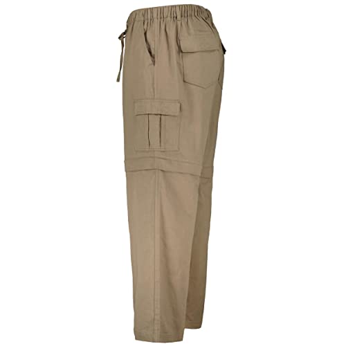 Pantalone Abraxas cachi Taglie forti Zip-off, 2xl-10xl:2xl