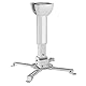 celexon universal Beamer-Decken-Halterung Multicel 3040Pro weiß | neigbarer, schwenkbarer & höhenverstellbarer Projektor-Halter mit 30 cm - 40 cm Deckenabstand inkl. Kabelführung |Tragkraft max. 15Kg
