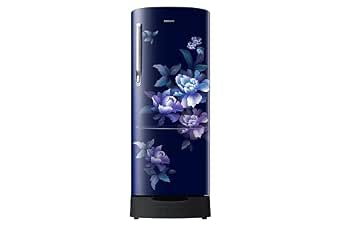 Samsung 183 L, 2 Star, Digital Inverter, Direct-Cool Single Door Refrigerator (RR20H1812HV/HL, Himalayan Poppy Blue, Base Stand Drawer, Single Touch Defrost, 2026 Model)