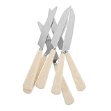 HOMOCONO 6 Stück Käsebesteck aus Edelstahl mit Komfortablem Griff Multifunktional für Küche und Zuhause Inklusive Butter und Käseschneidewerkzeugen