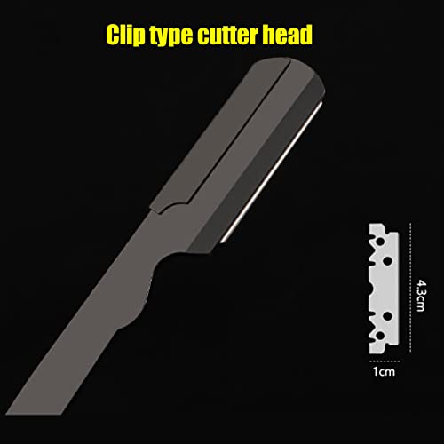 Suporte de Lâmina de Barbeiro, Suporte de Lâmina Reto Ergonômico Seguro Em Aço Inoxidável Profission