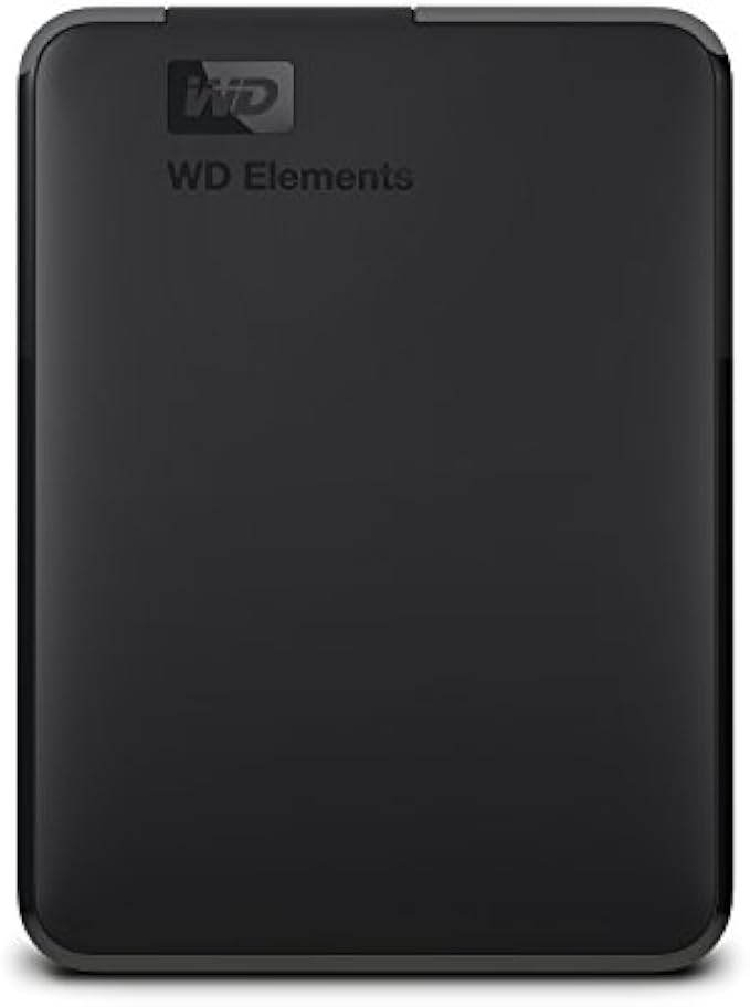 WD 5TB Elements Portable HDD, External Hard Drive, USB 3.0 for PC & Mac, Plug and Play Ready - WDBU6Y0050BBK-WESN