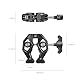 SMALLRIG Camera Mount Clamp Krabbenförmige Superklemme mit drehbarer Spitze und 1/4-20-Erweiterungslöchern, Max Klemmweite 50 mm (2) für Kamerahalterungen, Stativzubehör - 5319