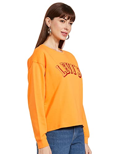 Image of Levi's Women's Cotton Hooded Neck Sweatshirt