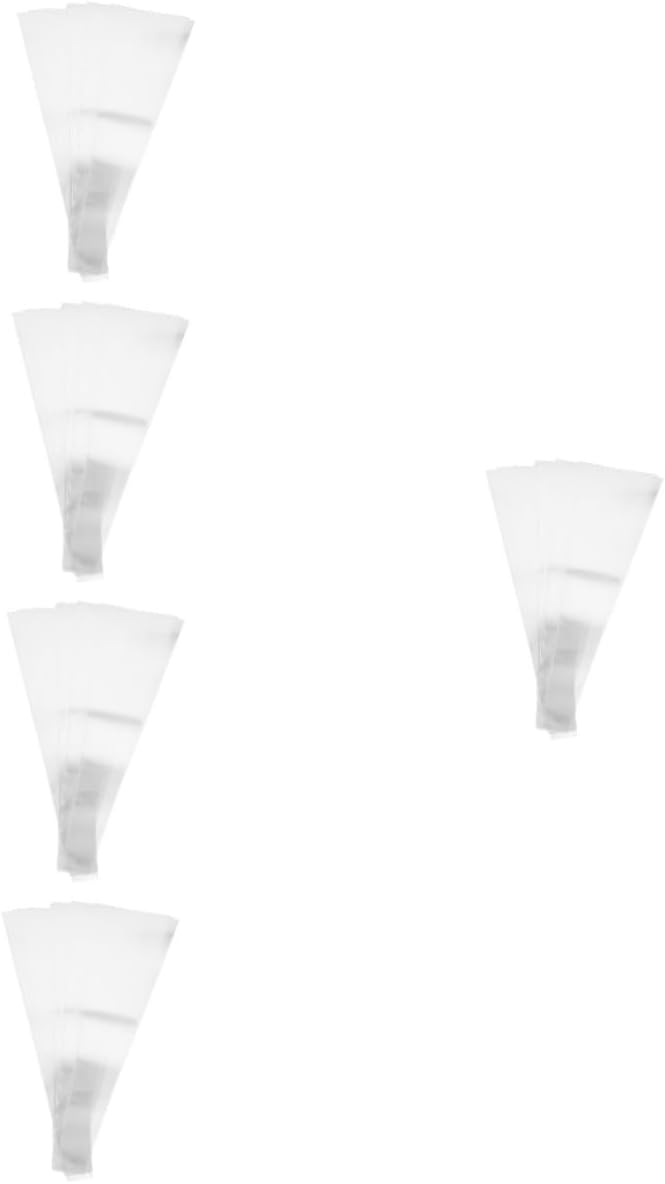 Healeved 250pcs Cellophane Flower Wrapping Bags for Bouquets Floral Packaging Supplies for Wrapping Floral Arrangements and Special Occasions