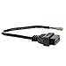 Aupoko 16 Pin J1962 OBD2 OBD-II Female Connector, OBD2 OBD-II 16 Pin Car Diagnostic Extension Cable Replacement for Open Plug Wire Cable Cord Pigtail (30cm/1ft)