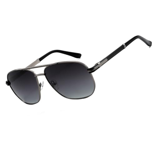 Lunettes de soleil polarisées pour hommes tendance accessoire été protection UV400