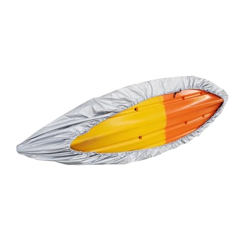 Cubierta de almacenamiento impermeable con protección UV para kayak, barco, canoa, 2,7-5,4 metros (4,6-5 m)