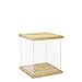 BenchPro Clear Acrylic Display Case for Trophy, Collectibles, Assemble Cube Display Box Stand Dust Proof Protection Showcase for Action Figures Toys.