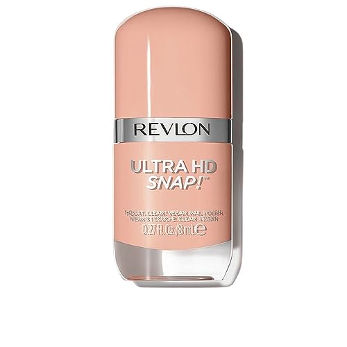 Image of REVLON Ultra HD Snap Nail Color, Natural Rich Glossy Polish, 100% Vegan Formula, No Base or Top Coat Needed, 018 Keep Cool, 0.27 fl oz