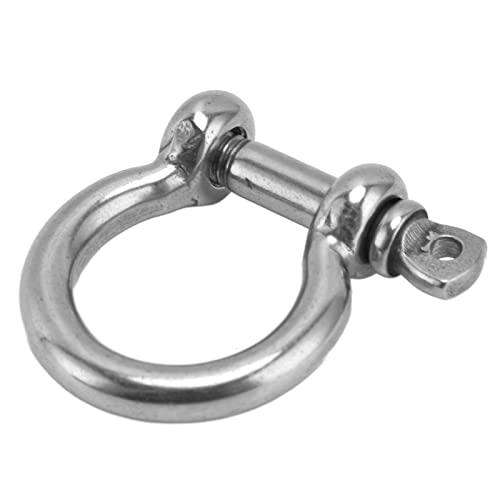 Manilha de pino de parafuso, braçadeira de carga em forma de laço, polido e durável para transporte