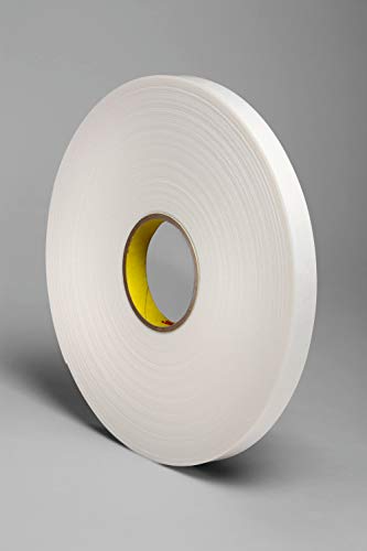 Image of 3M Double Coated Polyethylene Foam Tape 4466, White, 3 /4 in x 36 yd, 62 mil, 12 Rolls per case