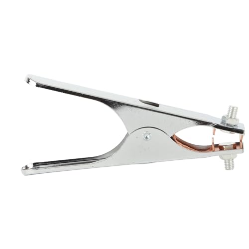 TANIQIACA 300A Electroplated Ground Clamp Copper Welding Earth Clip for Manual Welders High Reliability