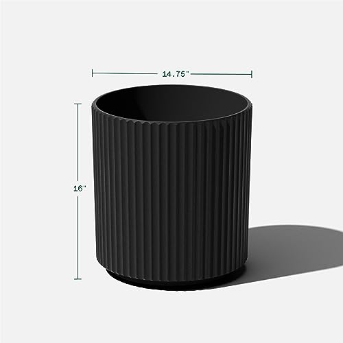 Image of Veradek Demi Series Planter - Large Round Outdoor Planter